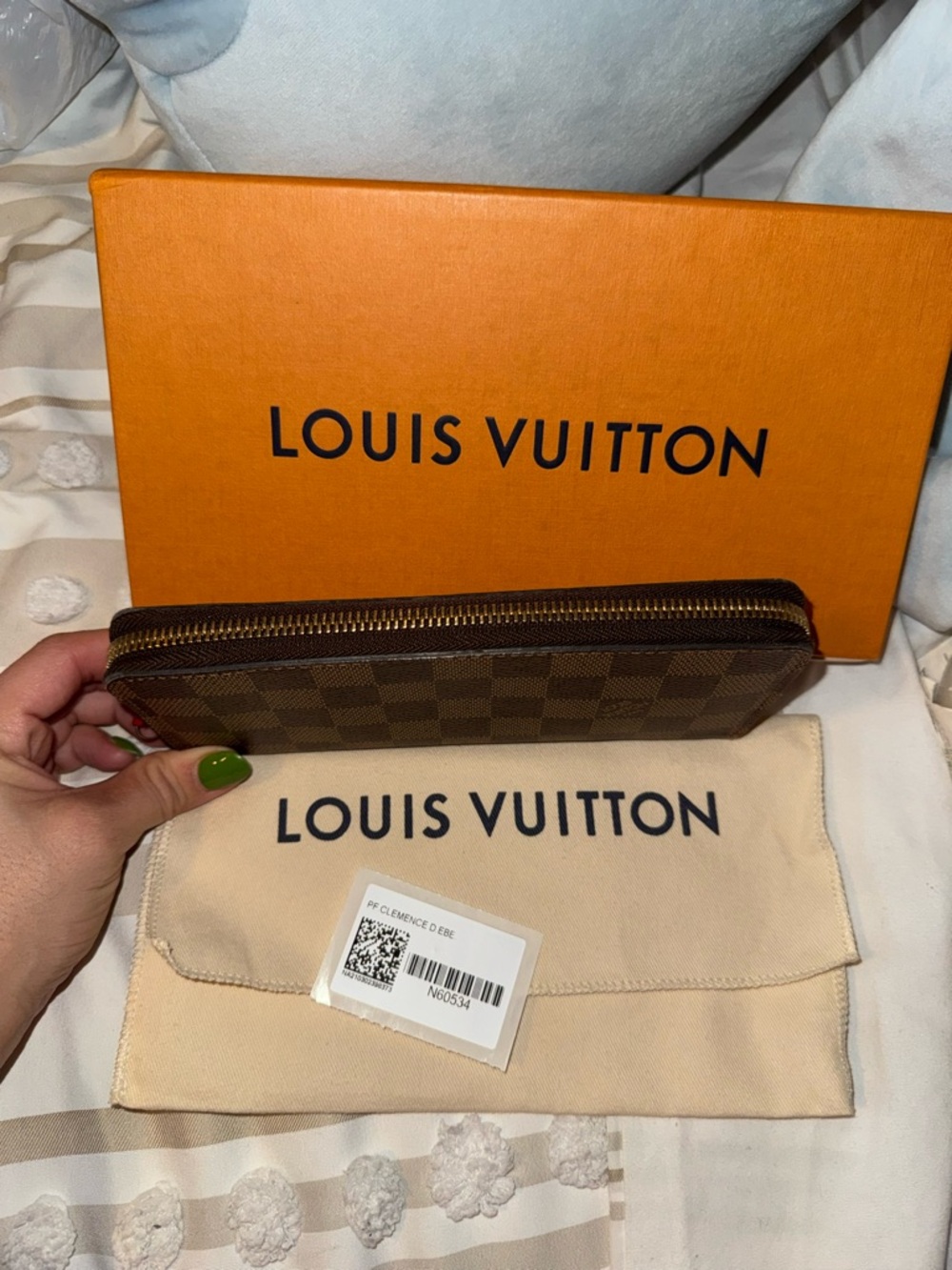 Louis Vuitton Brown Neverfull MM with Wallet - Picture 9 of 17